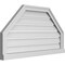 Ekena Millwork Octagonal Top Surface Mount PVC Gable Vent w/ 2"W x 2"P Brickmould Sill Frame, 36"W x 20"H GVPOT36X2003SF - alternate 4